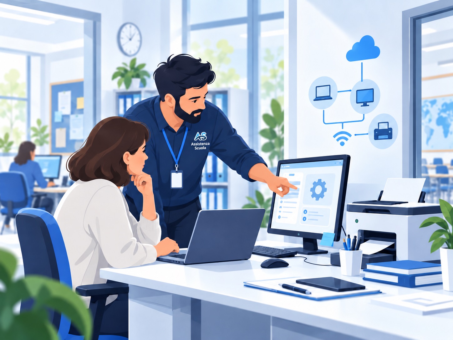 IT, Reti e Cybersecurity per la scuola 3 Supporto IT in ufficio scolastico